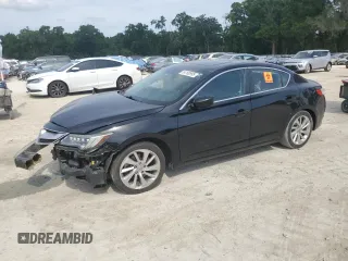 2017 Acura ILX w/Premium Pkg with VIN 19UDE2F72HA015061, listed as a Copart auction lot 54100995 with 74,971 mi miles and Salvage Title. Bid and sale history available at carsss.com. Image 1.