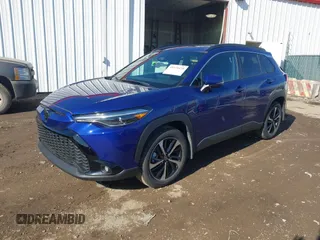 2024 Toyota Corolla Cross Hybrid S with VIN 7MUFBABG7RV021934, listed as a IAAI auction lot 41171470 with 5,000 mi miles and . Bid and sale history available at DreamBid. Image 2.