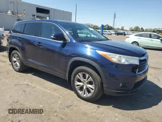 2014 Toyota Highlander LE z VIN 5TDBKRFH2ES070222, wystawiony jako Copart lot #52107425 z przebiegiem 160 610 mil mil oraz Szkoda całkowita • Salvage title. Historia ofert i sprzedaży dostępna na DreamBid. Obrazek 4.