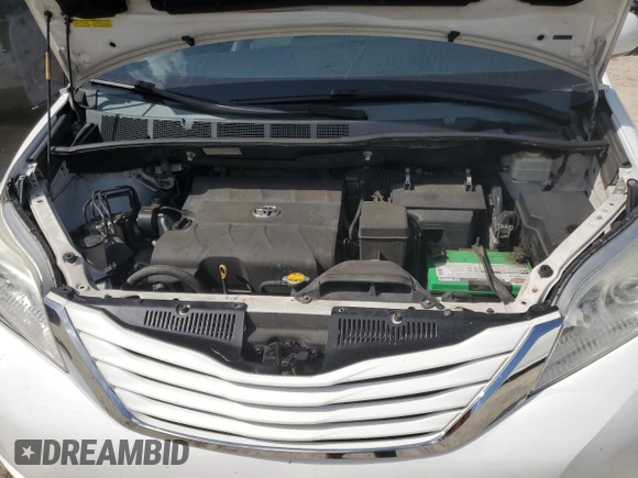 2015 Toyota Sienna LE AAS with VIN 5TDKK3DC6FS571510, listed as a Copart auction lot 52535745 with 232,362 mi miles and Salvage Title. Bid and sale history available at carsss.com. Image 12.