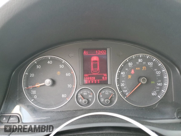 2005 Volkswagen Jetta 2.5L with VIN 3VWDG71K65M606300, listed as a Copart auction lot 57848515 with 108,928 mi miles and Salvage title. Bid and sale history available at DreamBid. Image 9.