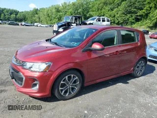 2017 Chevrolet Sonic LT with VIN 1G1JD6SBXH4168624, listed as a Copart auction lot 61808565 with 86,535 mi miles and Clean title. Bid and sale history available at DreamBid. Image 1.