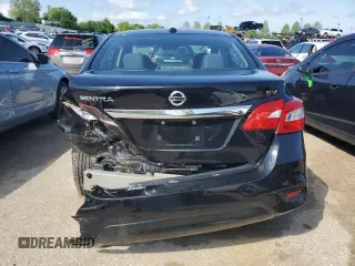 2017 Nissan Sentra SV with VIN 3N1AB7APXHY291985, listed as a Copart auction lot 53596254 with 100,370 mi miles and Salvage Title. Bid and sale history available at DreamBid. Image 6.