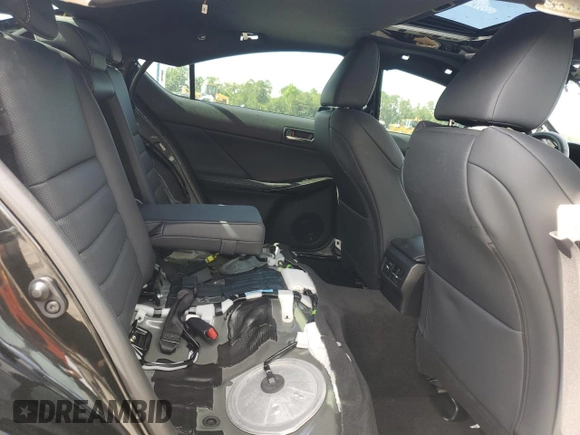 2024 Lexus IS 350 F Sport with VIN JTHGZ1B25R5080788, listed as a Copart auction lot 58954675 with 8,686 mi miles and Salvage title. Bid and sale history available at DreamBid. Image 10.
