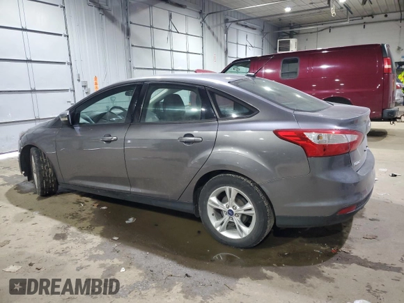 2014 Ford Focus SE with VIN 1FADP3F27EL164395, listed as a Copart auction lot 89045505 with 58,955 mi miles and Salvage Title. Bid and sale history available at carsss.com. Image 2.