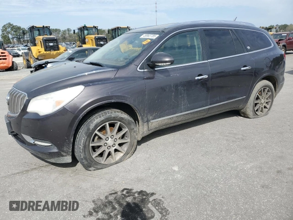 2013 Buick Enclave Leather with VIN 5GAKRCKD9DJ124074, listed as a Copart auction lot 49963785 with 0 mi miles and Salvage Title. Bid and sale history available at carsss.com. Image 1.