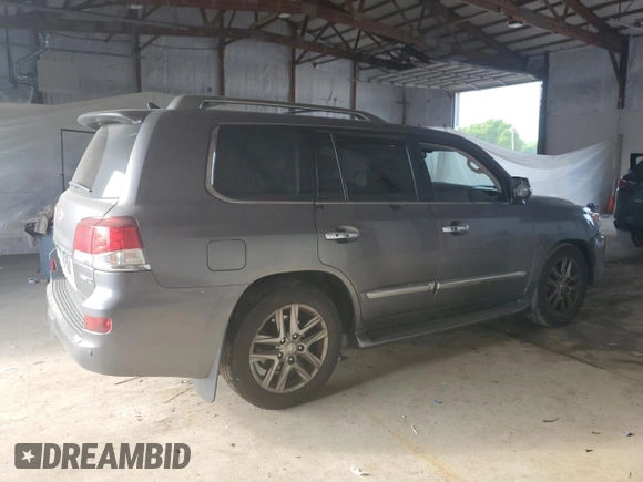 2013 Lexus LX 570 with VIN JTJHY7AX5D4102048, listed as a Copart auction lot 58492985 with 204,479 mi miles and Clean title. Bid and sale history available at DreamBid. Image 3.