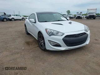 2014 Hyundai Genesis Coupe Ultimate z VIN KMHHU6KJ6EU113561, wystawiony jako IAAI lot #42365420 z przebiegiem 116 774 mil mil oraz . Historia ofert i sprzedaży dostępna na DreamBid. Obrazek 1.