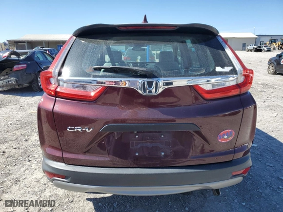 2017 Honda CR-V LX with VIN 7FARW5H3XHE006133, listed as a Copart auction lot 50192775 with 95,453 mi miles and Salvage Title. Bid and sale history available at carsss.com. Image 6.