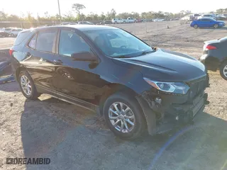 2021 Chevrolet Equinox LS with VIN 2GNAXHEV5M6129973, listed as a IAAI auction lot 41635471 with 108,495 mi miles. Bid and sale history available at carsss.com. Image 1.