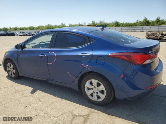 2016 Hyundai Elantra SE with VIN 5NPDH4AE4GH663371, listed as a Copart auction lot 52002665 with 181,205 mi miles and Salvage Title. Bid and sale history available at carsss.com. Image 2.