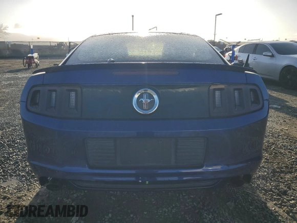 2013 Ford Mustang V6 with VIN 1ZVBP8AM2D5232027, listed as a Copart auction lot 49652665 with Not provided miles and Salvage title. Bid and sale history available at DreamBid. Image 6.