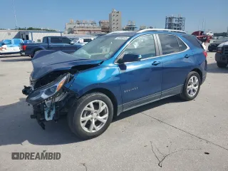 2021 Chevrolet Equinox LT with VIN 3GNAXKEV3ML324074, listed as a Copart auction lot 62095445 with 54,073 mi miles and Salvage title. Bid and sale history available at DreamBid. Image 1.