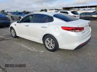 2018 Kia Optima LX with VIN 5XXGT4L37JG180452, listed as a Copart auction lot 60910515 with 156,068 mi miles and Salvage title. Bid and sale history available at DreamBid. Image 2.