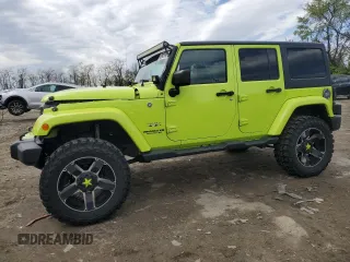 2017 Jeep Wrangler Unlimited Sahara z VIN 1C4BJWEGXHL511918, wystawiony jako Copart lot #52927595 z przebiegiem 83 624 mil mil oraz Szkoda całkowita • Salvage title. Historia ofert i sprzedaży dostępna na DreamBid. Obrazek 1.