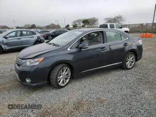 2010 Lexus HS 250h with VIN JTHBB1BA6A2011118, listed as a Copart auction lot 49849025 with 159,276 mi miles and Salvage Title. Bid and sale history available at DreamBid. Image 1.