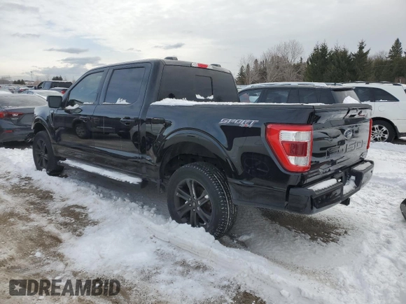 2021 Ford F-150 XL with VIN 1FTEW1EP9MFB72711, listed as a Copart auction lot 41860105 with 98,505 mi miles and Clean Title. Bid and sale history available at carsss.com. Image 2.