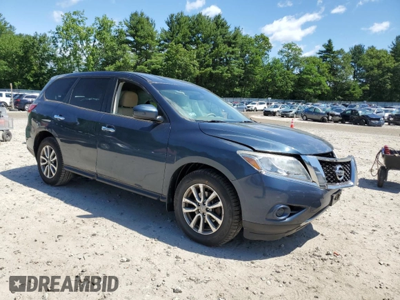 2014 Nissan Pathfinder S with VIN 5N1AR2MM6EC624129, listed as a Copart auction lot 60965635 with 88,206 mi miles and Clean title. Bid and sale history available at DreamBid. Image 4.