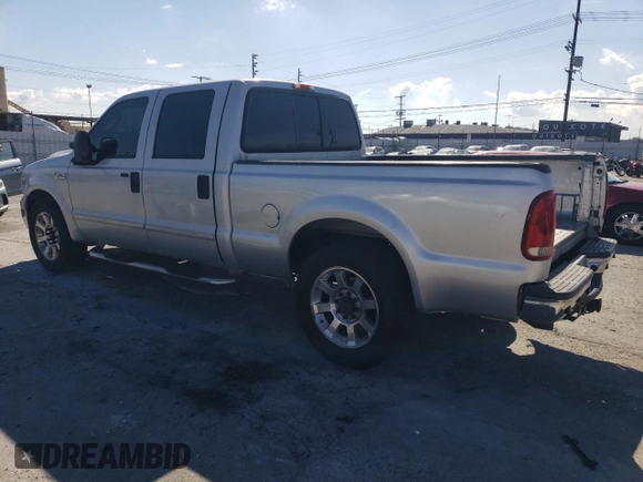 2005 Ford F-250 with VIN 1FTSW20Y35EB21950, listed as a Copart auction lot 45047195 with 190,951 mi miles and Salvage title. Bid and sale history available at DreamBid. Image 2.