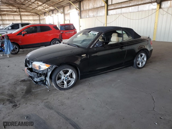 2012 BMW 1 Series 128i with VIN WBAUL7C55CVM81442, listed as a Copart auction lot 48888025 with 203,619 mi miles and Clean Title. Bid and sale history available at carsss.com. Image 1.