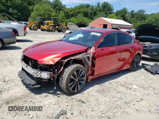 2023 Lexus IS with VIN JTHGZ1E2XP5029098, listed as a Copart auction lot 60492824 with 8,314 mi miles and Salvage Title. Bid and sale history available at carsss.com. Image 1.