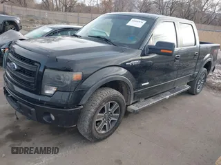 2013 Ford F-150 XL with VIN 1FTFW1ET4DFB66722, listed as a IAAI auction lot 41691976 with 160,634 mi miles. Bid and sale history available at carsss.com. Image 2.