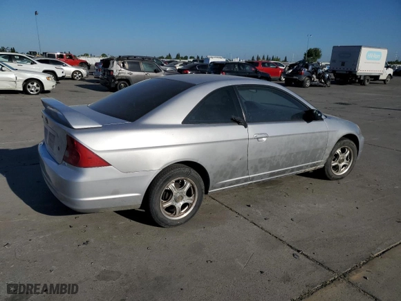 2003 Honda Civic LX with VIN 1HGEM225X3L036961, listed as a Copart auction lot 58660274 with 0 mi miles and Salvage Title. Bid and sale history available at carsss.com. Image 3.