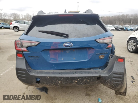 2022 Subaru Outback Wilderness with VIN 4S4BTGUDXN3199145, listed as a Copart auction lot 49834305 with 20,261 mi miles and Salvage title. Bid and sale history available at DreamBid. Image 6.