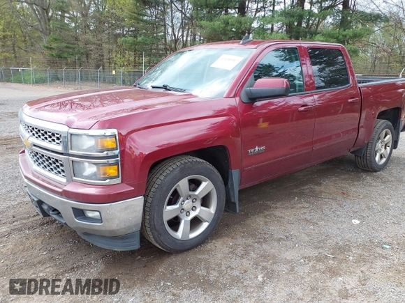 2015 Chevrolet Silverado 1500 LT with VIN 3GCUKREC5FG196217, listed as a IAAI auction lot 42130317 with 350,933 mi miles. Bid and sale history available at carsss.com. Image 2.