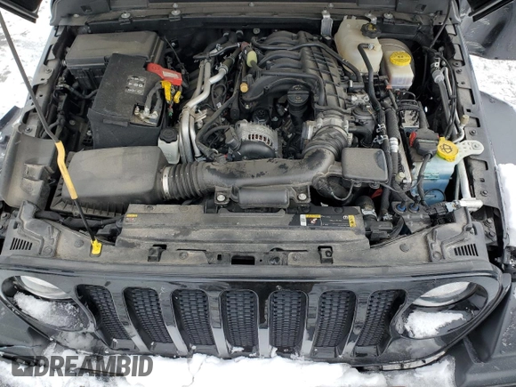 2022 Jeep Wrangler Unlimited Sport S z VIN 1C4HJXDG7NW227321, wystawiony jako Copart lot #45699695 z przebiegiem 25 369 mil mil oraz Szkoda całkowita • Salvage title. Historia ofert i sprzedaży dostępna na DreamBid. Obrazek 13.