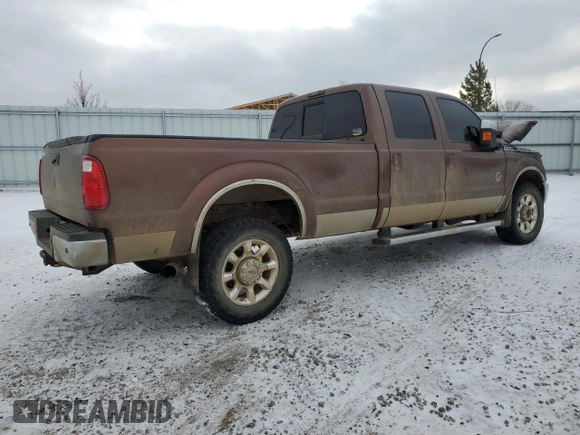 2011 Ford F-350 XL with VIN 1FT8W3BT7BEA56677, listed as a Copart auction lot 87897365 with Not Provided miles and Salvage Title. Bid and sale history available at DreamBid. Image 3.