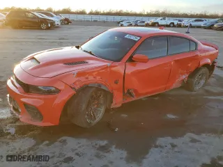 2022 Dodge Charger SRT Hellcat Widebody with VIN 2C3CDXL92NH122094, listed as a Copart auction lot 86927294 with 33,050 mi miles and Salvage Title. Bid and sale history available at carsss.com. Image 1.