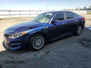 2017 Kia Optima LX with VIN 5XXGT4L33HG163075, listed as a Copart auction lot 52492935 with 135,309 mi miles and Salvage Title. Bid and sale history available at carsss.com. Image 1.