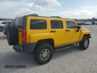 2006 Hummer H3 with VIN 5GTDN136X68125857, listed as a Copart auction lot 53573495 with 167,615 mi miles and Salvage Title. Bid and sale history available at carsss.com. Image 3.