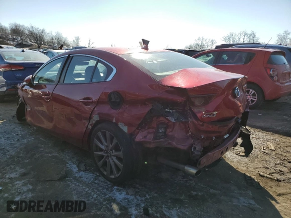 2019 Mazda 3 w/Select with VIN JM1BPACL1K1107619, listed as a Copart auction lot 42220895 with Not Provided miles and Salvage Title. Bid and sale history available at carsss.com. Image 2.