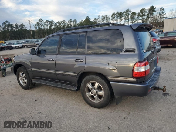 2006 Toyota Land Cruiser z VIN JTEHT05J962083786, wystawiony jako Copart lot #84696924 z przebiegiem 210 483 mil mil oraz Szkoda całkowita • Salvage title. Historia ofert i sprzedaży dostępna na DreamBid. Obrazek 2.
