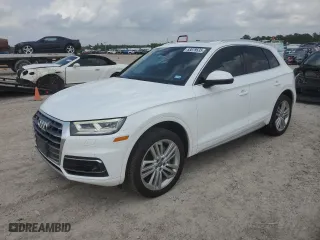 2018 Audi Q5 Prestige with VIN WA1CNAFY1J2104241, listed as a Copart auction lot 53079535 with 82,036 mi miles and Salvage Title. Bid and sale history available at carsss.com. Image 1.