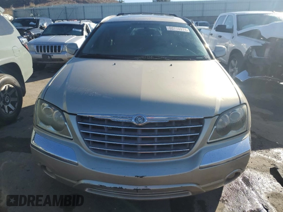 2005 Chrysler Pacifica z VIN 2C8GF78455R265201, wystawiony jako Copart lot #80776974 z przebiegiem 213 142 mil mil oraz Czysty tytuł • Clean title. Historia ofert i sprzedaży dostępna na DreamBid. Obrazek 5.