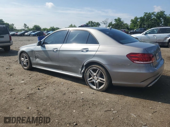 2014 Mercedes-Benz E 350 Sport with VIN WDDHF5KB9EA862458, listed as a Copart auction lot 63375545 with 75,110 mi miles and Salvage title. Bid and sale history available at DreamBid. Image 2.