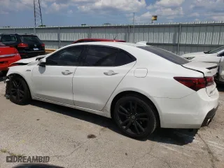 2018 Acura TLX w/A-SPEC Pkg with VIN 19UUB2F63JA003507, listed as a Copart auction lot 67358274 with 0 mi miles and Salvage Title. Bid and sale history available at carsss.com. Image 2.