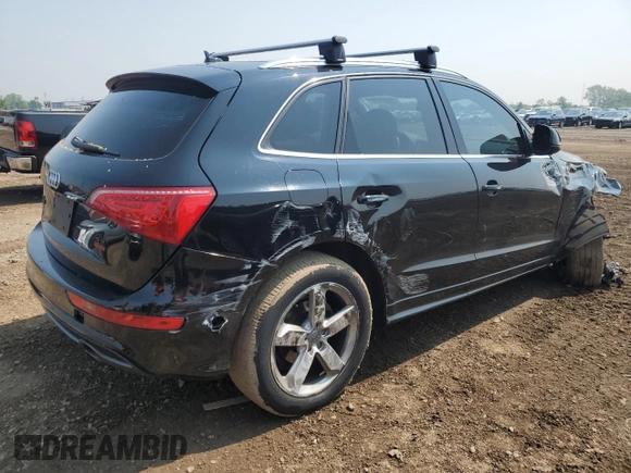 2012 Audi Q5 Premium Plus with VIN WA1DKAFP9CA004546, listed as a Copart auction lot 59537775 with 187,338 mi miles and Salvage title. Bid and sale history available at DreamBid. Image 3.