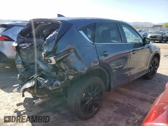 2024 Mazda CX-5 2.5 S Carbon Edition with VIN JM3KFBCMXR0396072, listed as a Copart auction lot 51162695 with 27,457 mi miles and Salvage Title. Bid and sale history available at carsss.com. Image 3.