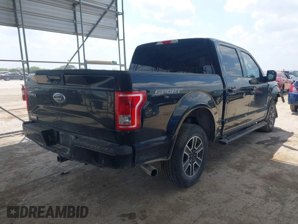 2016 Ford F-150 XL with VIN 1FTEW1CG6GKF66035, listed as a IAAI auction lot 42323696 with 117,057 mi miles and . Bid and sale history available at DreamBid. Image 4.