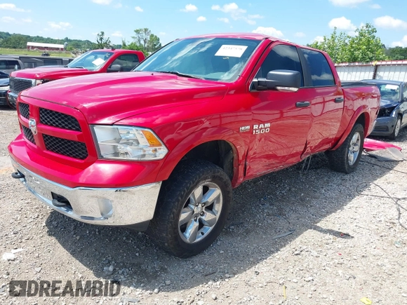 2014 Ram 1500 Big Horn with VIN 1C6RR7LT0ES290576, listed as a IAAI auction lot 42347578 with 146,609 mi miles and . Bid and sale history available at DreamBid. Image 2.