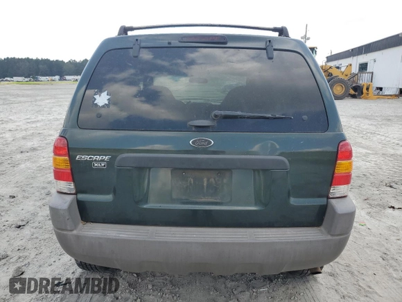 2001 Ford Escape XLT with VIN 1FMYU03161KC45236, listed as a Copart auction lot 75311644 with 271,155 mi miles and Salvage Title. Bid and sale history available at carsss.com. Image 6.