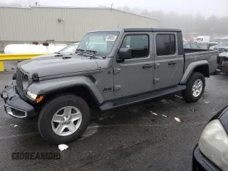 2022 Jeep Gladiator Willys Sport z VIN 1C6HJTAG5NL130222, wystawiony jako Copart lot #49098205 z przebiegiem 23 136 mil mil oraz Szkoda całkowita • Salvage title. Historia ofert i sprzedaży dostępna na DreamBid. Obrazek 1.