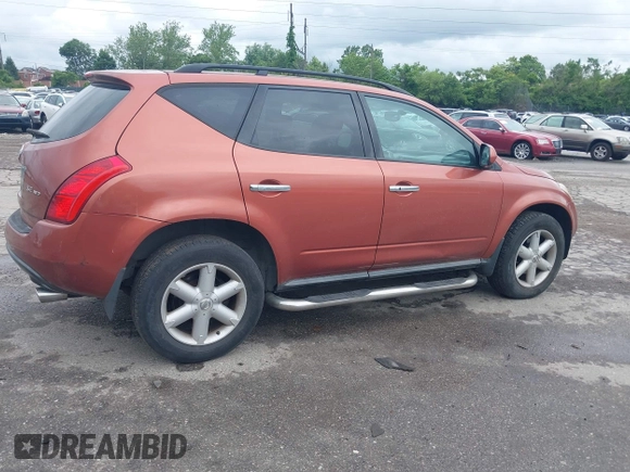 2005 Nissan Murano SL z VIN JN8AZ08W65W428697, wystawiony jako IAAI lot #42291815 z przebiegiem 89 742 mil mil oraz . Historia ofert i sprzedaży dostępna na DreamBid. Obrazek 4.