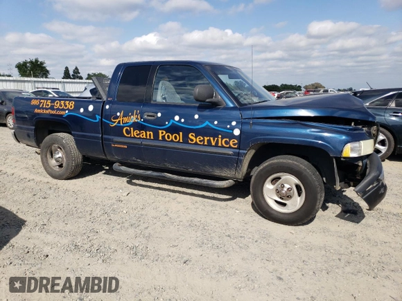 2001 Dodge 1500 with VIN 1B7HC13Y91J592527, listed as a Copart auction lot 53658065 with 207,902 mi miles and Salvage Title. Bid and sale history available at DreamBid. Image 4.