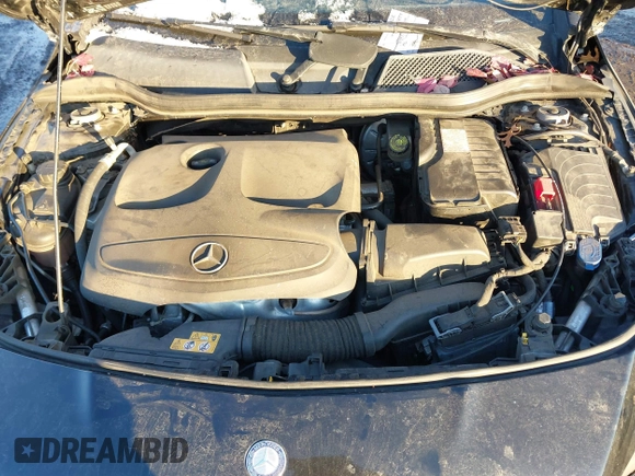 2017 Mercedes-Benz CLA with VIN WDDSJ4EB9HN455067, listed as a IAAI auction lot 41188890 with 1 mi miles. Bid and sale history available at carsss.com. Image 10.