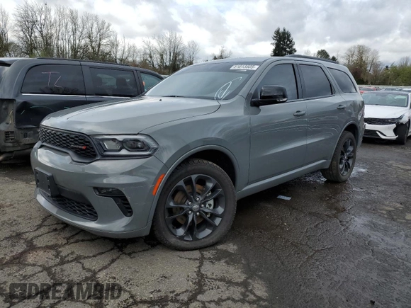 2021 Dodge Durango GT with VIN 1C4RDJDG0MC805865, listed as a Copart auction lot 51013505 with 41,280 mi miles and Salvage title. Bid and sale history available at DreamBid. Image 1.